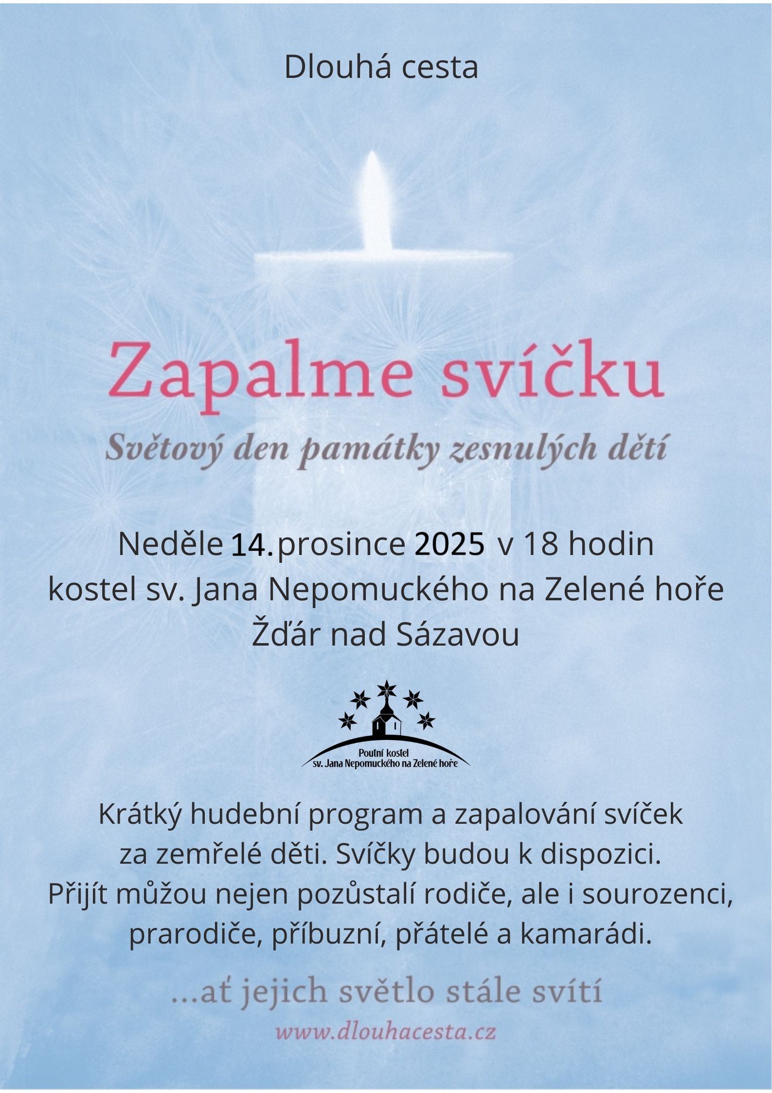 Zapalme svíčku ZR 2025