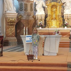 Dětská mše Vlajky - Izrael 1
