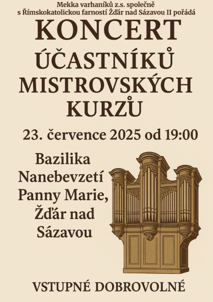 mekka varhaníků z.s. společně s římskokatolickou
