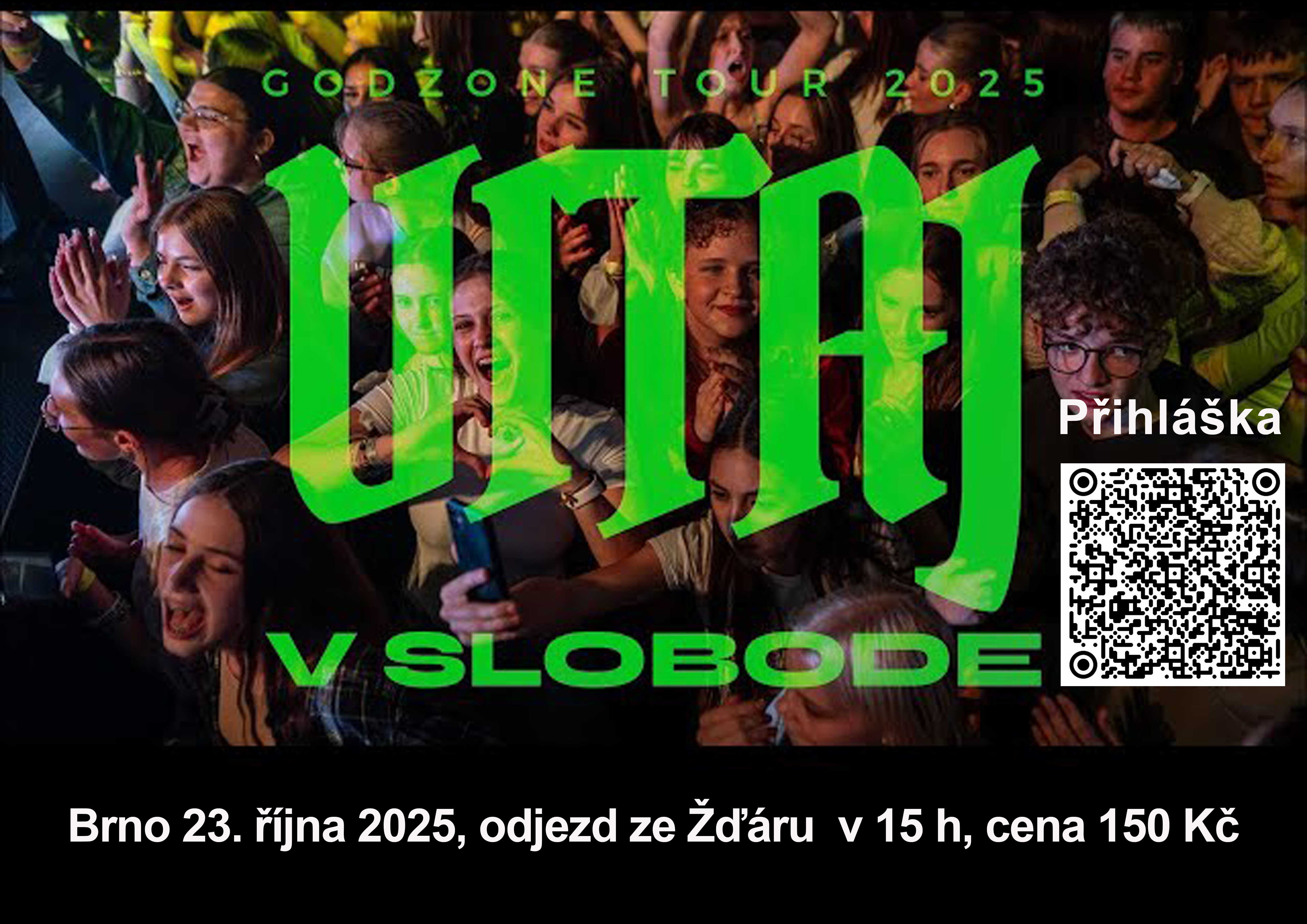 Good zone Brno plakát QR