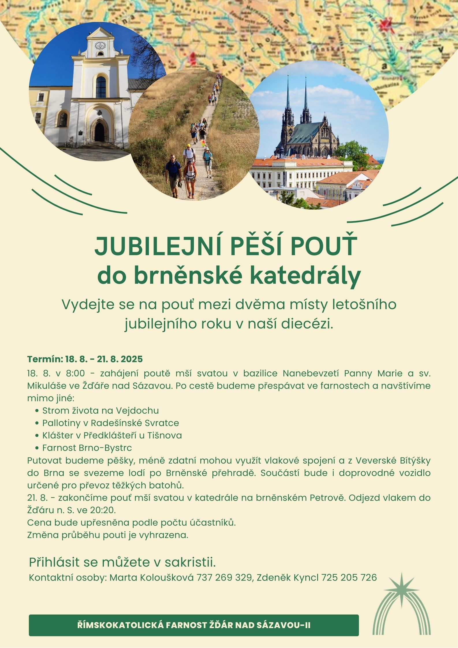 JUBILEJNÍ PĚŠÍ POUŤ do brněnské katedrály 5