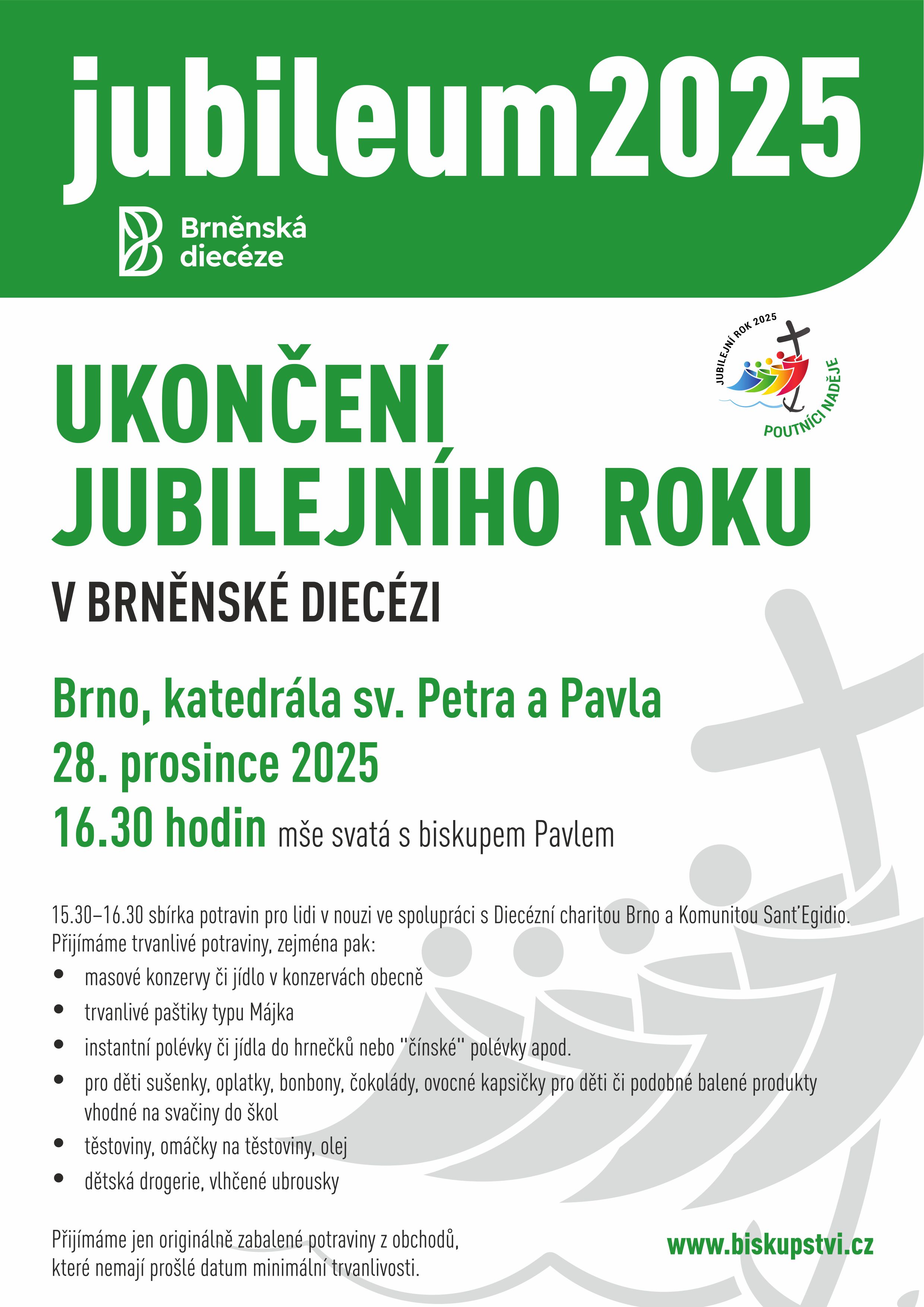 Plakát ukončení Jubilea