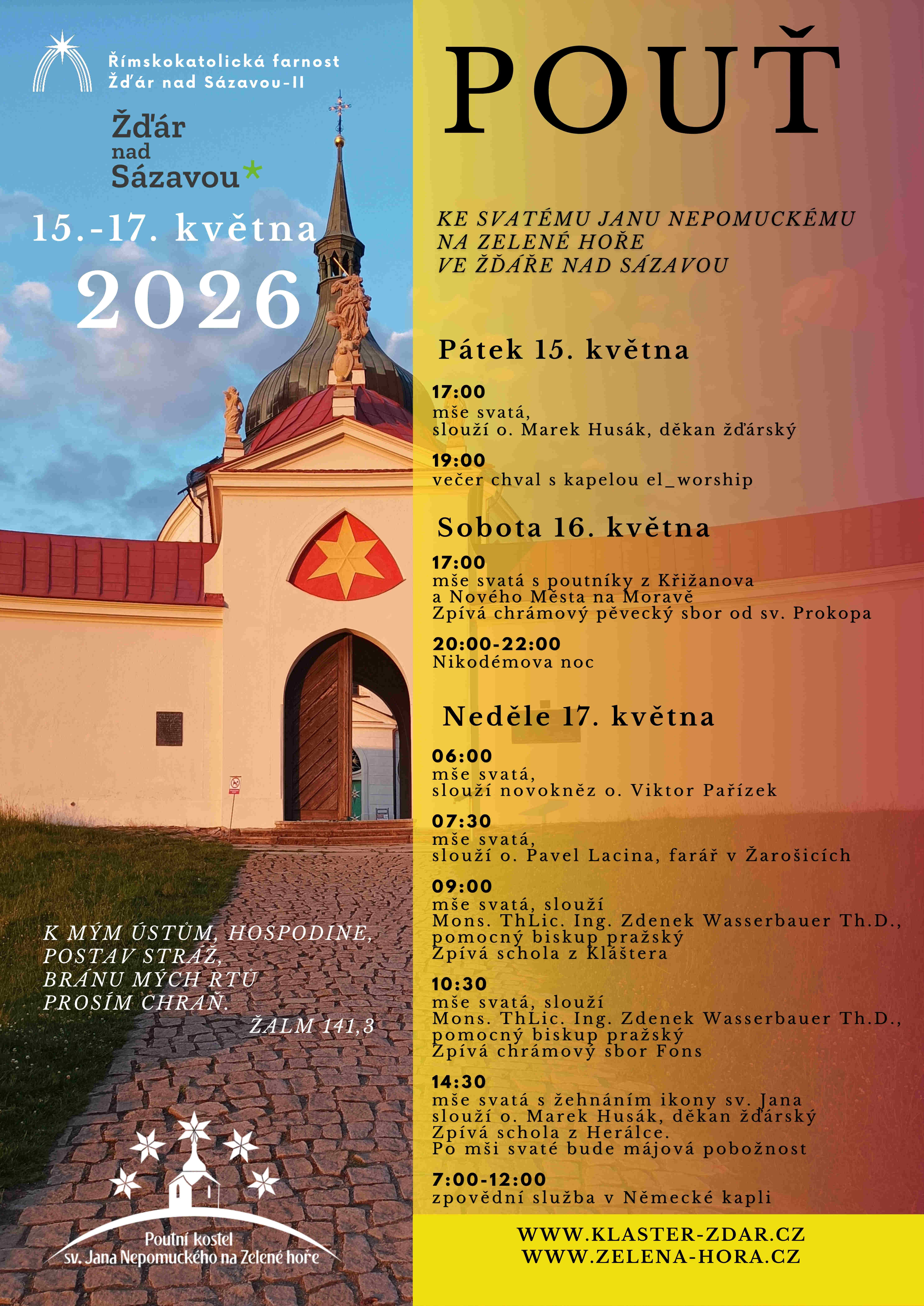 Plakát svatojánská pouť 2026