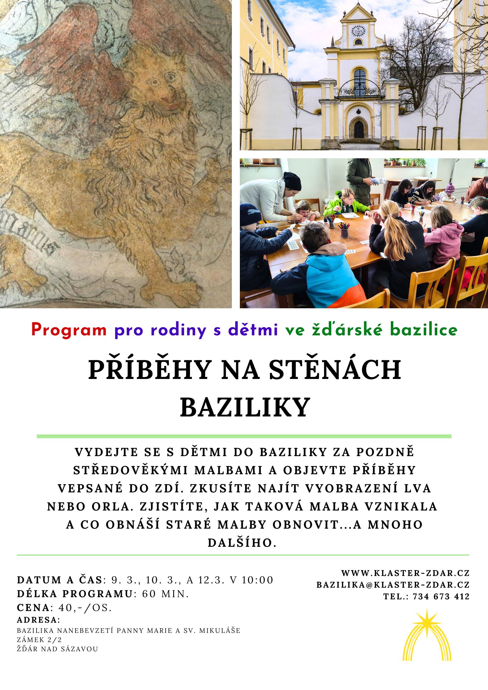 Příběhy na stěnách baziliky