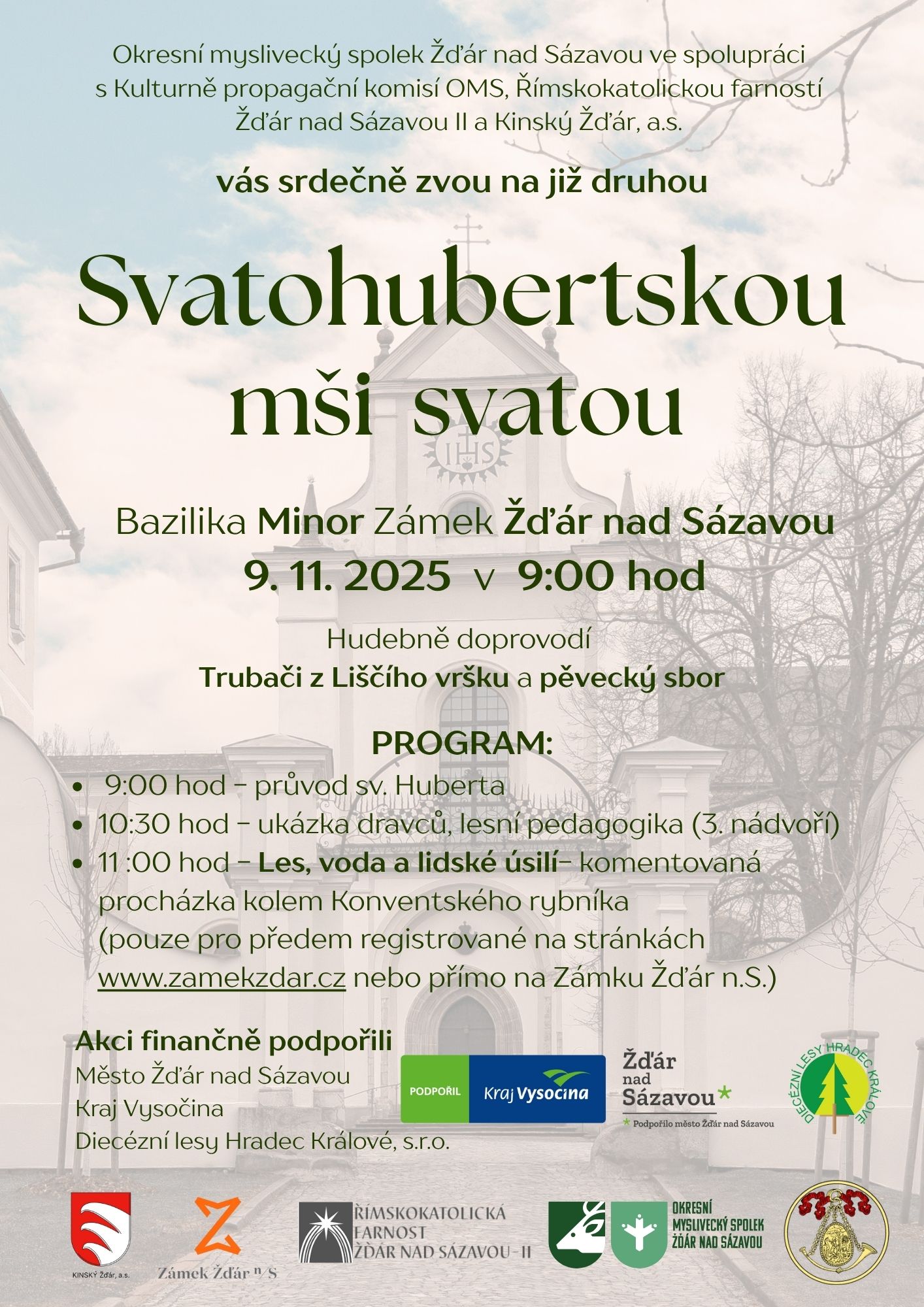 Svatohubertská mše 2025